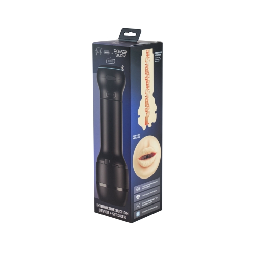 Мастурбатор в колбе ротик телесный для PowerBlow и Keon Kiiroo Feel Mouth - 1