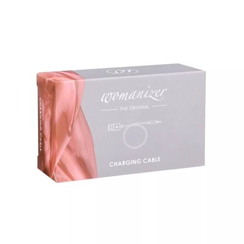 Зарядний кабель Womanizer W500 +Size 2Go Pro40 білого кольору - 3