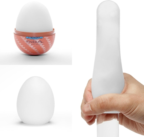 Набір мастурбаторів яєць білого кольору Tenga Egg Hard Boilded II Pack - 4