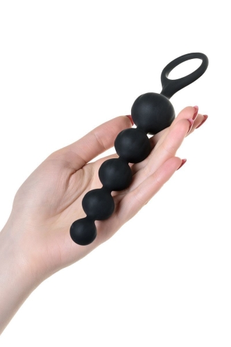 Силіконові Анальні намиста Satisfyer Beads Black - 4