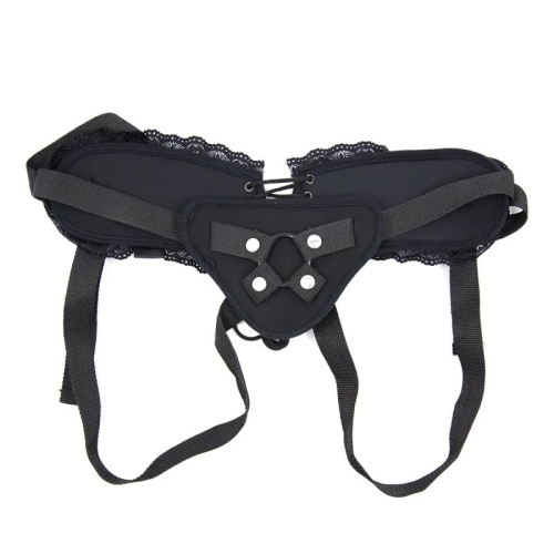 Трусики для крепления страпона черного цвета Vscnovelty Harness Strap on - 2