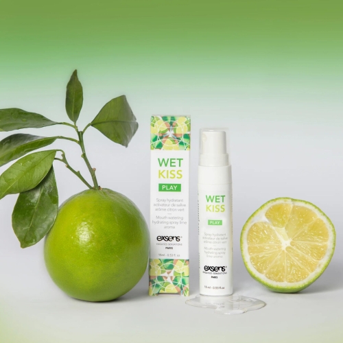Спрей для посилення слиновиділення зі смаком лайма EXSENS Wet Kiss Lime 15 мл - 2