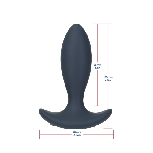 Анальна пробка-пульсатор на пульті ДУ Lux Active Throb Anal Pulsating Massager - 2