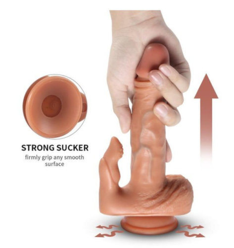 Двойной вибратор с пультом управления телесного цвета XISE Julian vibrating - 3