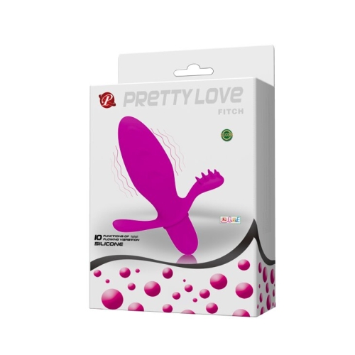 Анальная пробка с вибрацией Pretty Love FITCH BI-014288 - 9