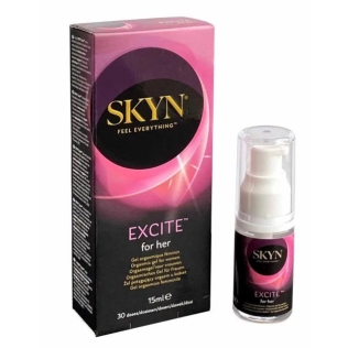 Гель возбуждающий женский для усиления оргазма на водной основе Skyn Excite For Her 15 мл