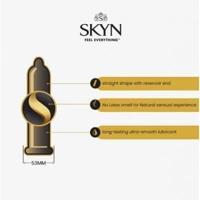 Презервативы безлатексные из полиизопрена прозрачного цвета SKYN Original 5 штук - 3