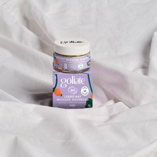 Масажна олія лубрикант з ароматом та смаком кокосу Goliate Couple Gourmand Coco 50 мл - 2