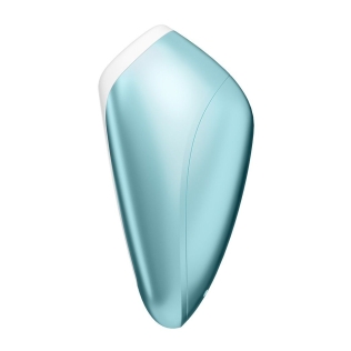 Миниатюрный вакуумный вибратор для клитора голубой Satisfyer Love Breeze Ice 