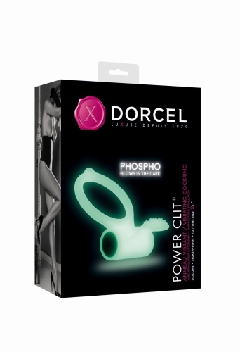 Ерекційне кільце Marc Dorcel Power Clit White PHOSPHO - 2