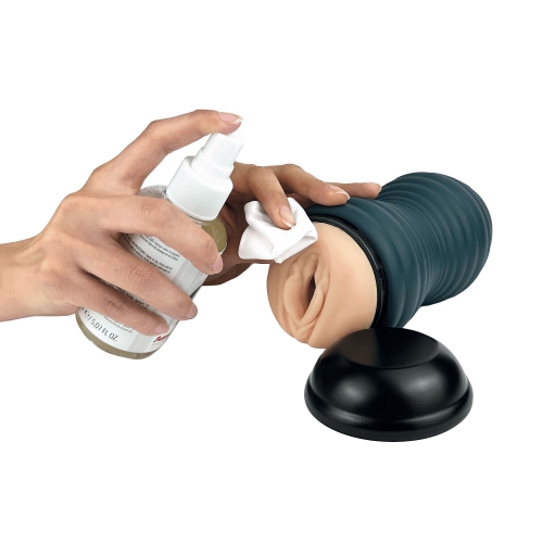 Мастурбатор Вагина в колбе телесного цвета Adrien Lastic Siltex Ultra - 5