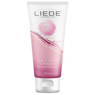 Оральный лубрикант на водной основе со вкусом и ароматом с сладкой ваты Liebe Lubricant 100 мл