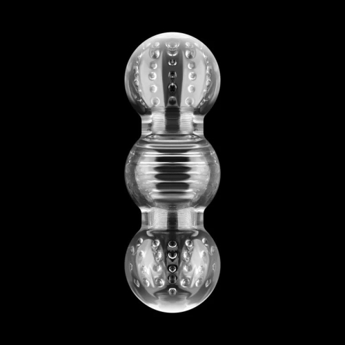 Мастурбатор рельефный без вибрации Ice Girl Textured Sensation Stroker прозрачный - 3