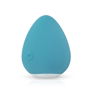 Силиконовый мини стимулятор клитора с вибрацией голубой Cala Azul Carla 