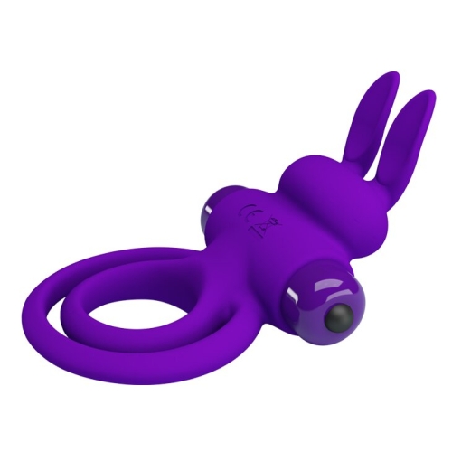 Кільце ерекційне з вібро-стимуляцією клітора Pretty Love Vibrant penis ring III BI-210206-1 - 5