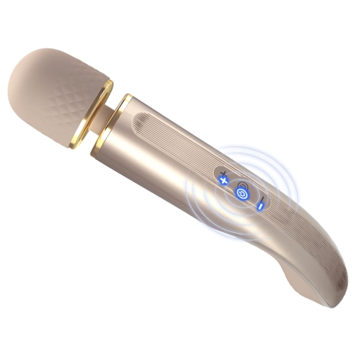 Вібромасажер золотистий мікрофон Lybaile PRETTY LOVE Interesting Massager Gold - 9