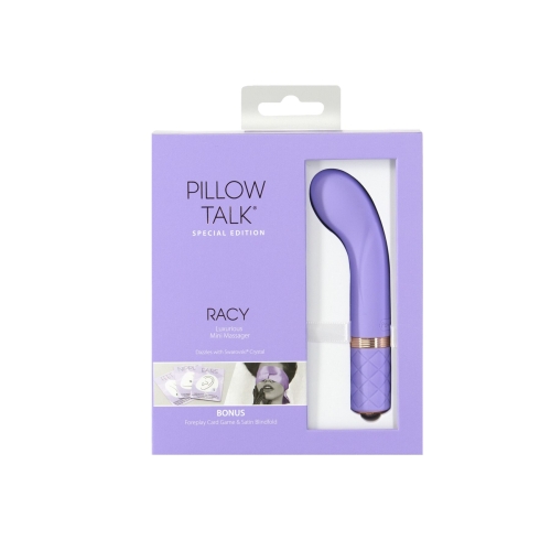 Роскошный вибратор Pillow Talk - Special Edition Racy Purple с кристаллом Сваровски - 9