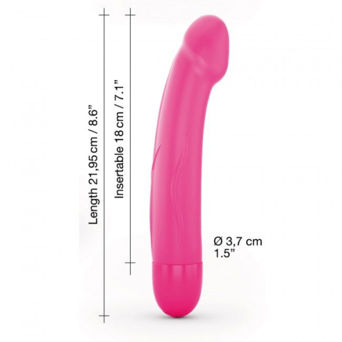 Вибратор для точки G водостойкий розовый Dorcel Real Vibration M Magenta - 3