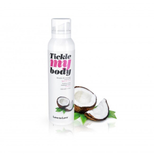 Масажна піна Love To Love tickle MY BODY COCONUT 150 мл зволожуюча