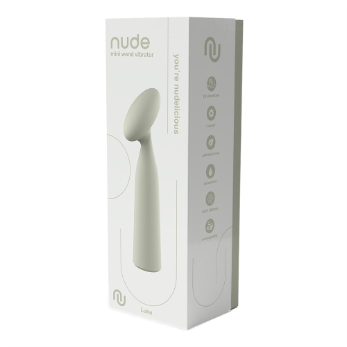 Точечный вибратор в форме мини-микрофона серый Dream Toys NUDE LUNA - 2