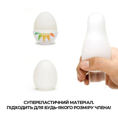 Мастурбатор яйцо для пениса Tenga Egg Shiny Pride Edition - 4