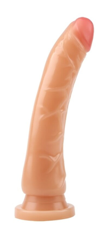 Фалоімітатор 21,5 / 3,5 см на присоску реалістичний бежевий CHISA Keep Love Deep exploration Dildo - 2