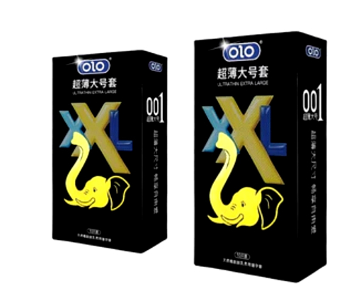 Презервативы ультратонкие с гиалуроновой кислотой OLO размер XXL 10 штук - 1