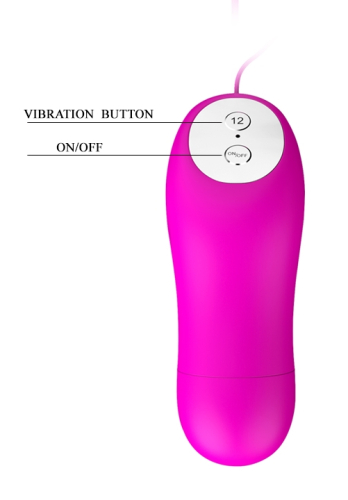 Віброяйце фіолетове Lybaile PLEASURE SHEL - 6