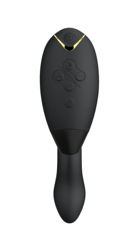 Вібратор для точки G з відростком для вакуумної стимуляції чорний Womanizer Duo 2 - 3