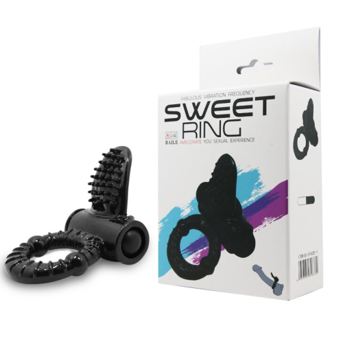 Ерекційне кільце з вібрацією Sweet Vibration Ring BI-014081-1 - 1