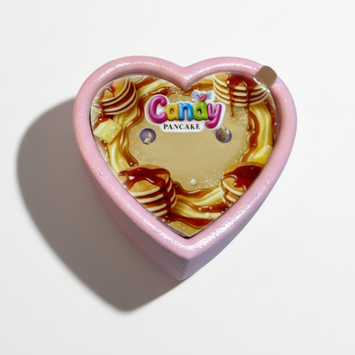 Массажная свеча в форме сердца с ароматом панкейка Candy Pancake 70 мл - 8