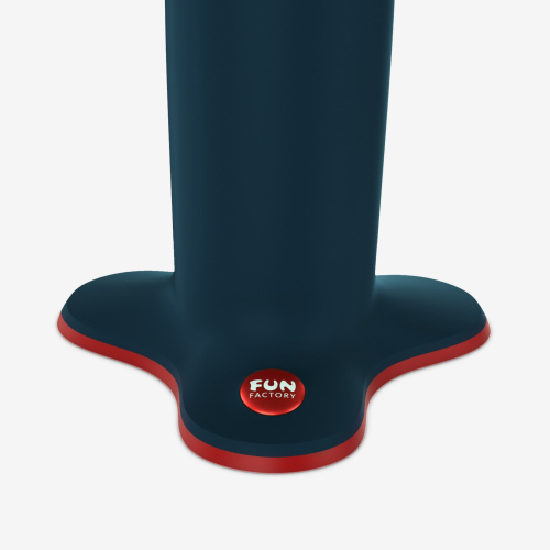 Фаллоимитатор силиконовый синего цвета Fun Factory Limba flex - 4