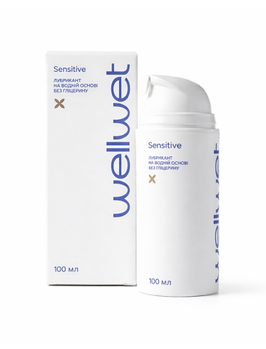 Лубрикант без глицерина на водной основе WellWet Sensitive 30 мл - 4