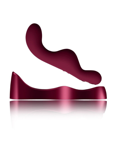 Вібромасажер із вигинами рубінового кольору Rocks Off Ruby Glow Blush - 1