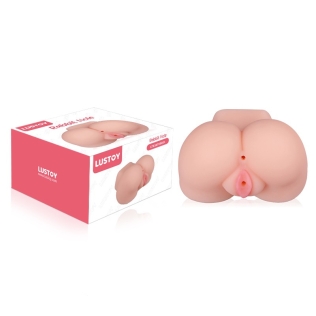 Мастурбатор полуторс Анус и Вагина для мужчин телесного цвета Lustoy Rabbit Holes Vagina Ass 
