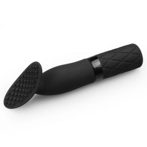Вибратор для стимуляции клитора силиконовый черного цвета Lovetoy O Sensual Clit Jiggle - 3