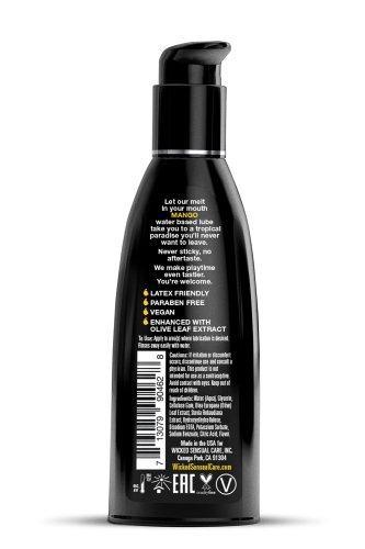 Оральный лубрикант на водной основе со вкусом манго Wicked Sensual Care Аqua 60 мл - 2