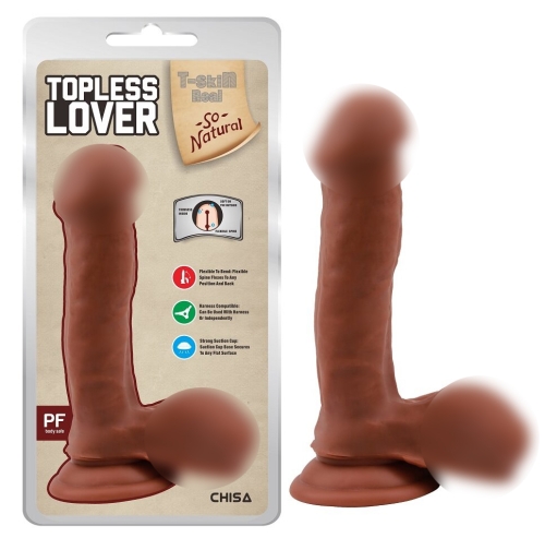 Фалос на присоску реалістичний бежевий CHISA Topless Lover Latin - 1