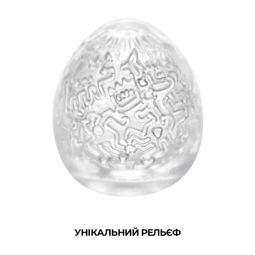 Мастурбатор яйце Tenga Keith Haring EGG Party Тенга - 3