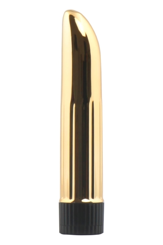 Водонепроникний вібромасажер золотого кольору DREAM TOYS CLASSIC LADY FINGER - 1