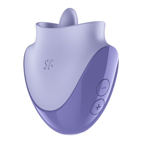 Клиторальный вибратор с подвижным язычком сиреневый Satisfyer Tongue Dancer - 1