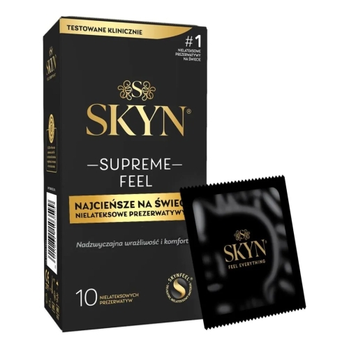Презервативы безлатексные полиизопреновые Skyn Supreme Feel 10 штук - 1
