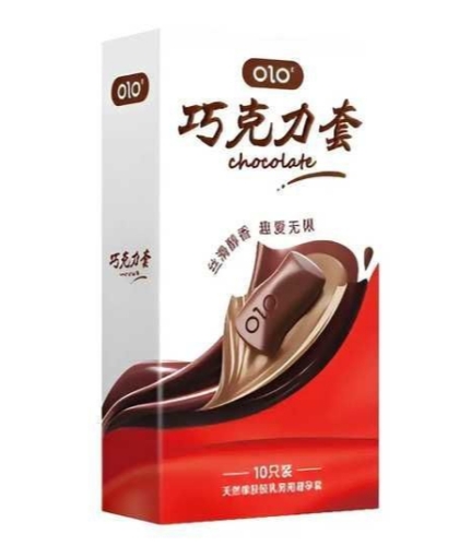Презервативы натуральный латекс с ароматом шоколада OLO Chocolate упаковка 10 штук - 3