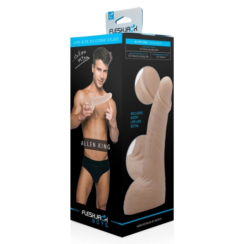 Фаллоимитатор реалистичный со слепка актера Fleshjack Boys: Allen King Dildo - 5