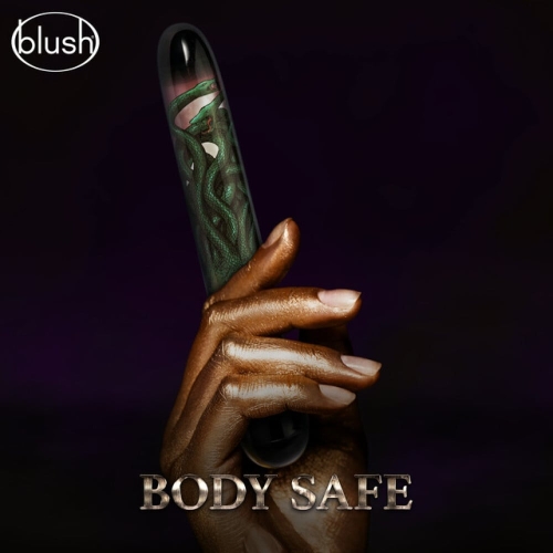 Вибратор Дамский пальчик черно-зеленый Blush The Realm Medusa - 4