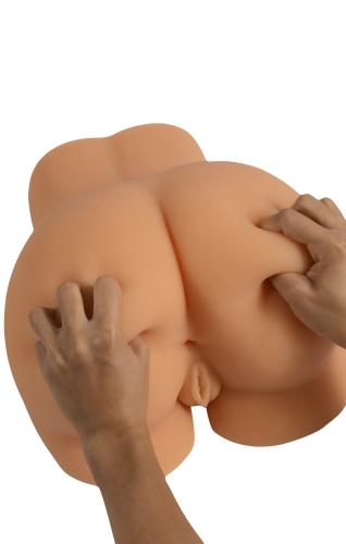 Мастурбатор анус и вагина телесного цвета Xise Janice lifelike big butt - 6