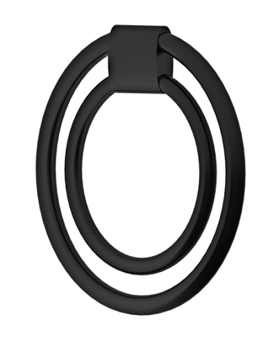 Ерекційне подвійне кільце для пеніса чорного кольору LYBAILE BAILE COCK RING ROCK HARD - 2
