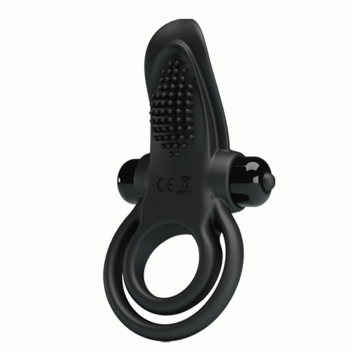 Кільце ерекційне з вібро-стимулятором клітора Pretty Love Vibrant penis ring BI-210203 - 6