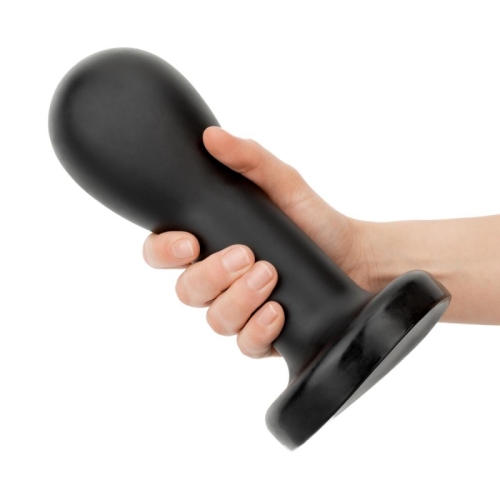 Анальний корок для фістингу чорного кольору BUTTR Hammerhead Butt Plug - 3