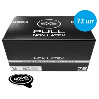 Без латексних ультратонких презервативів EXS Pull Non-Latex Condom №72 72 штуки